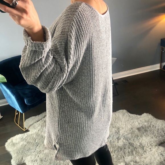 🔷 Heather gray knit - Picture 3 of 5